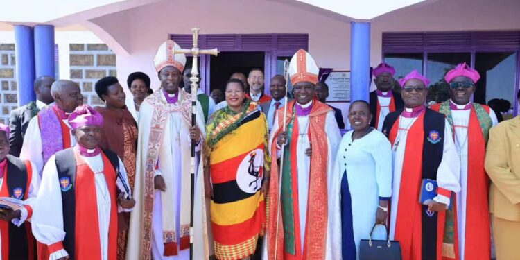 Speaker Anita Annet Among represents  President kaguta Museveni in kapchorwa